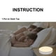 thumbnail image 3 of Portátil Led Puck Night Lights Regulable Touch Light Batería Recargable Led Tap Lights Magnet Stick Para Dormitorio Methold HA014543-00, 3 of 6