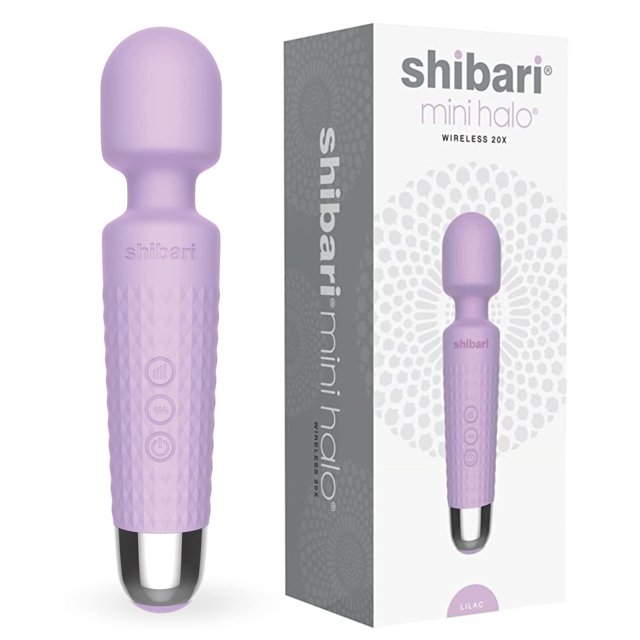 Vibrador Shibari Mini Halo Alta Potencia Inalámbrico Resistente al Agua para Adultos multicolor