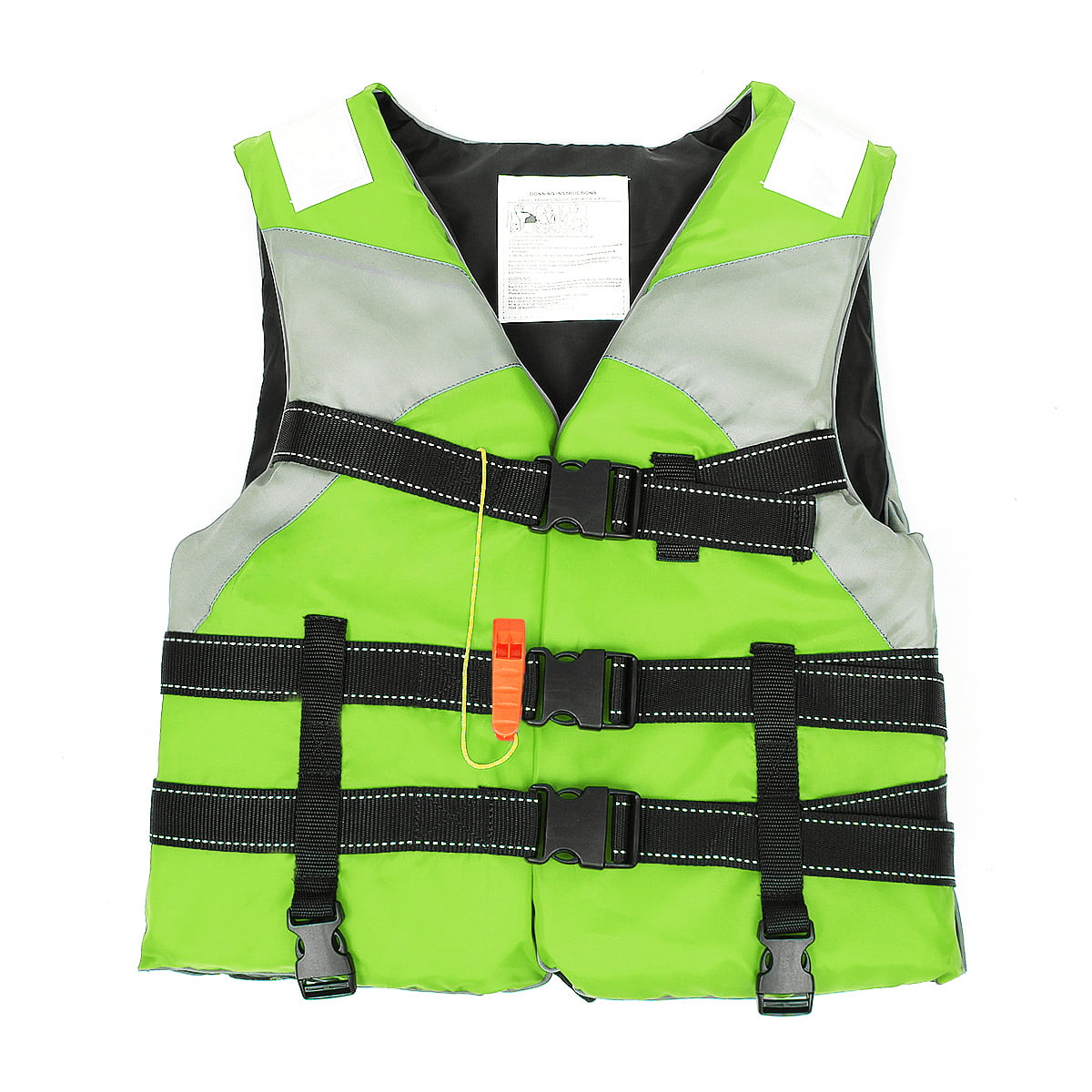 Adult Adjustable Marine Reflective Sailing Kayak Fly Fishing Vest Life Jacket 