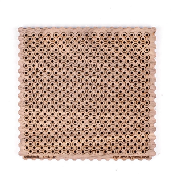 Rompecabezas De Descompresión Irregular Juguetes De Madera Rompecabezas De Madera Regalo Para Cumpleaños O Vacaciones Methold FN007784-04