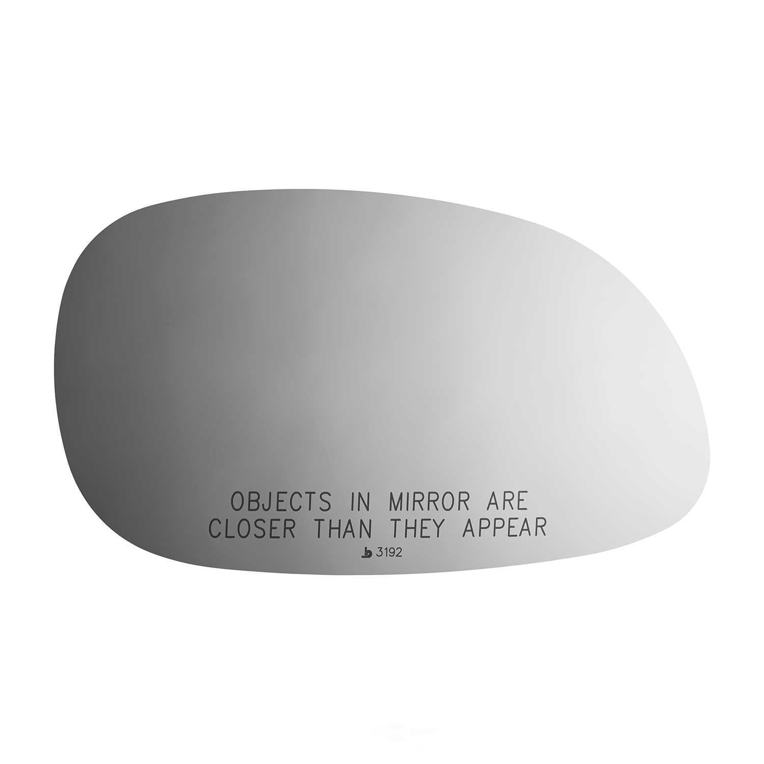 Burco Side View Mirror Replacement Glass - Clear Glass - 3192