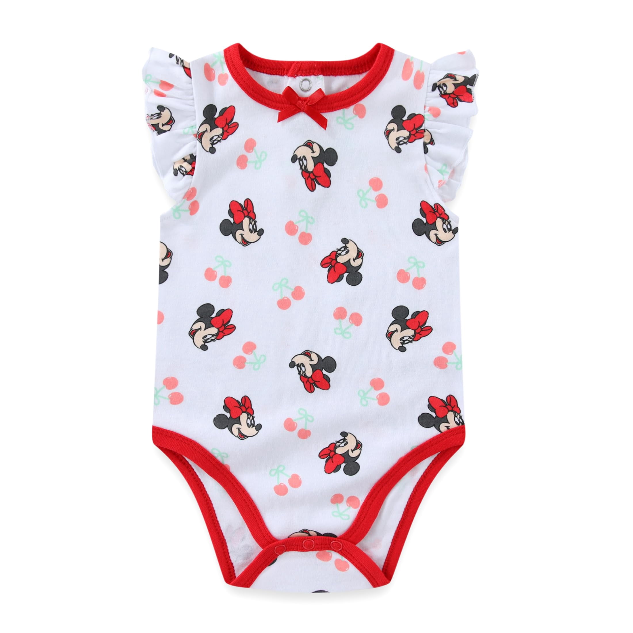 Disney Minnie Mouse Bodysuit (Baby Girls), 3 Pack, Sizes 3M-12M