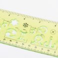 thumbnail image 4 of Unique Bargains 2pcs Unbreakable Flexible Rulers 30cm/12' Double Scale Shatterproof Folding Plastic Ruler, Light Green, 4 of 6