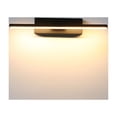 thumbnail image 3 of ER Lámpara de pared para cabecera de dormitorio, ángulo de luz giratorio de 330 °, candelabro de pared LED interior ajustable, accesorio de luz de aluminio Simple AC110/220V brillar Electrónica, 3 of 5