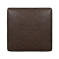 thumbnail image 4 of Studio Living Hadley Modern Storage Ottoman, Chestnut Faux Leather, 4 of 8