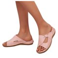 thumbnail image 5 of VerPetridure Women's Casual Platform Qedge Heel Open Toe Plus Size Sandals And Slippers, 5 of 5