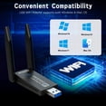 thumbnail image 4 of Adaptador WiFi USB Wiisdatek AC1300Mbps de doble banda 5G/2.4G, 4 of 7