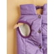 thumbnail image 4 of Zhuge Chaqueta de invierno cortavientos para perros: abrigo cálido de 2 capas con forro polar para perros pequeños, medianos y grandes | Chaleco para clima frío (XXL, morado), 4 of 4