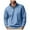 a-Blue22150, variant on VNKIDY Men's Sweatshirt Autumn Winter Casual Solid Color Quarter Zip Pullover Stand Collar Long Sleeve Loose Fit Warm Sweatshirt For Daily Wear Casual Tops