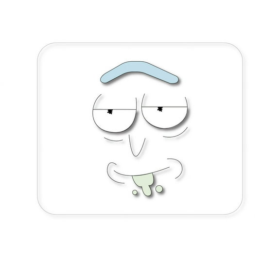 DistinctInk Mouse Pad - 1/4" Foam Rubber - "Wubba Lubba Dub Dub" Face