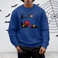 thumbnail image 2 of LIIPEE Halloween Graphic Sweatshirts For Men Long Sleeve Crew Neck Pullover Male Fall Winter Comfortable Versatile Sweatshirt,XXL, 2 of 6