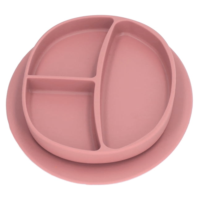Plato dividido para bebés Jadeshay silicona sin BPA