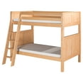 thumbnail image 2 of Camaflexi Twin over Twin Bunk Bed - Panel Headboard - Angle Ladder - Natural Finish, 2 of 6