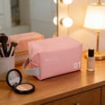 thumbnail image 5 of Waterproof Toiletry Bag for Travel and Gym – Clear PVC Wash Bag with Zipper, Lightweight Makeup and Shaving Organizer for Swimming, Business Trips, Carry On and Overnight Use, 5 of 6