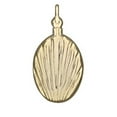 thumbnail image 1 of Sterling Silver 20" 1mm Silver Oval Scalloped Shell Shaped Perfume Bottle Locket Pendant Necklace, 1 of 2