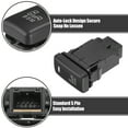thumbnail image 4 of Unique Bargains 1 Pcs Hole Expansion Port Switch Bsm Blind Spot Monitoring Switch with Wire for Toyota Alphard ANH10, 4 of 6