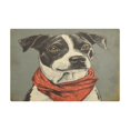 thumbnail image 6 of Qxltty Dog with Red Scarf Leather Drying Mat for Kitchen Countertops Coffee Mats Hide Stain Quickly Absorbs Water Tableware Decor, 6 of 6