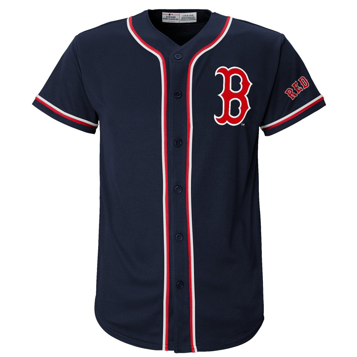 MLB Boston Red Sox Youth Primary Color Synthetic Jersey