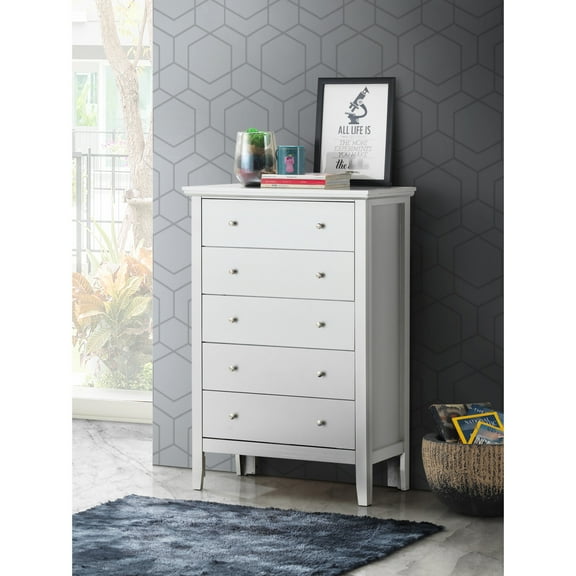 G1333 Silver Champagne Chest - Fully Assembled And Construction By Glory Furniture In French