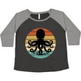thumbnail image 3 of Inktastic Octopus Retro Vintage Sunset Women's Plus Size T-Shirt, 3 of 5