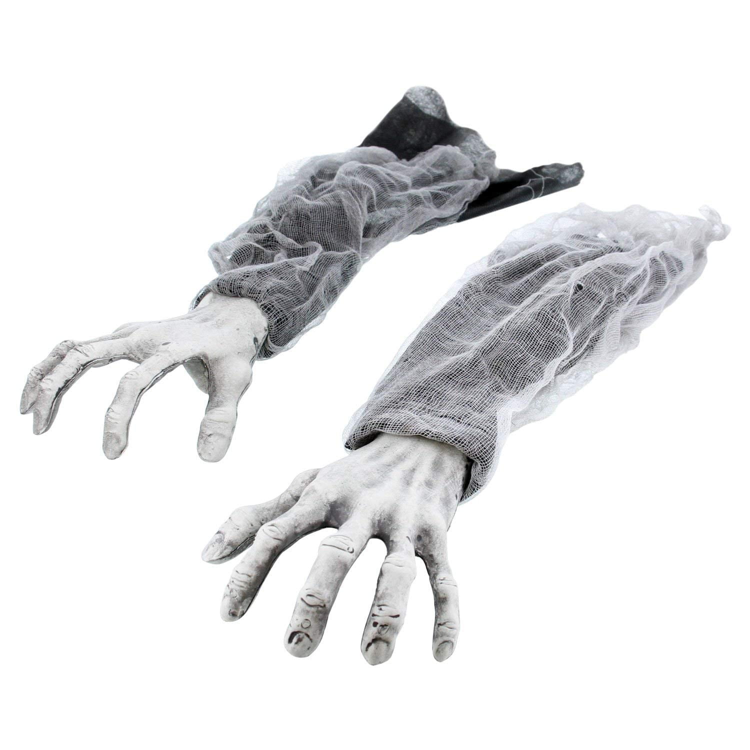 Creepy Groundbreaker Arms Hands Graveyard Prop Decoration - Rising ...