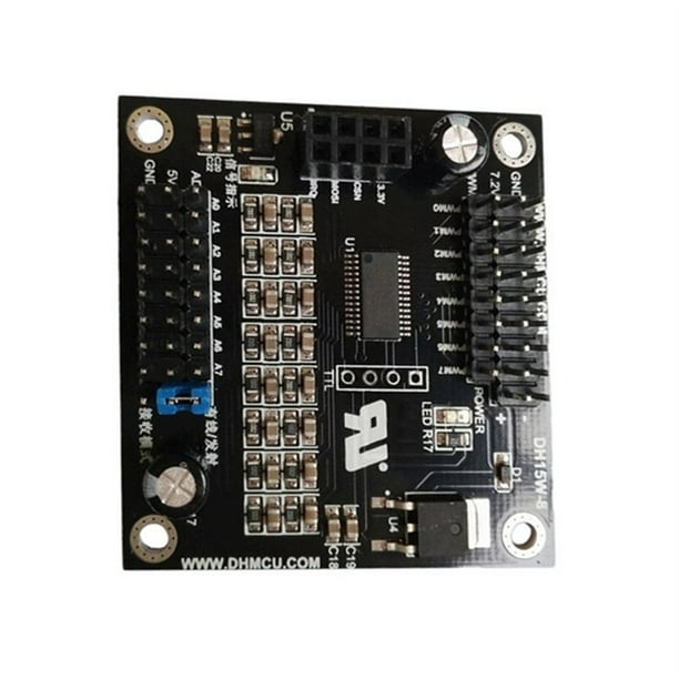 Placa de Control de Servo de 8 Vías, Placa de Control de Brazo Robótico, Perilla de Control Ptz, Potenciómetro de Control de Servo