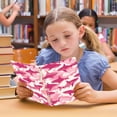 thumbnail image 6 of Haosy Pink Shark Silhouette Notebooks 1-subject Journal 60 Sheets A5 College Ruled Paper Detachable Ring 8.3"x5.7", 6 of 8