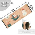 thumbnail image 5 of Yayeee Runner Rug for Bedroom 2'x6' Machine Washable Hallway Non Slip Mat, Christmas Santa, 5 of 8