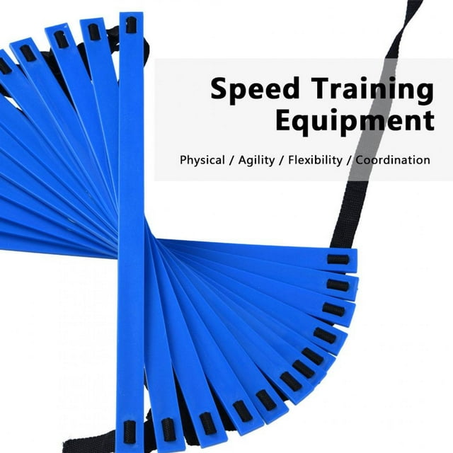 LAFGUR Speed Training Flat Ladder, 19Ft Flat Ladder, Portable Training Tools, Foldable Training Tools, Outdoor For Athletic Training Tool Home