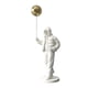 thumbnail image 1 of Originalidad globo niño figura estatua obra de arte decoración de aterrizaje blanco, 1 of 9