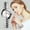 Silver-white, variant on Women's Fashion Trend Waterproof Luminous Simple Steel Band Dual Calendar Quartz Watch