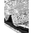 thumbnail image 5 of INSPIRE CHIC Women's Sequin Camisole Sparkle Shining Club Party Disco Glitter Cami Top XL Silver, 5 of 6