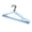 Blue, variant on LYCAQL Hangers for Clothes Upgraded Rubber Non Slip Clothes Hangers, Non Velvet Durable Clothing Hangers 15.7 Inches for Adults Clothes 20 Pack