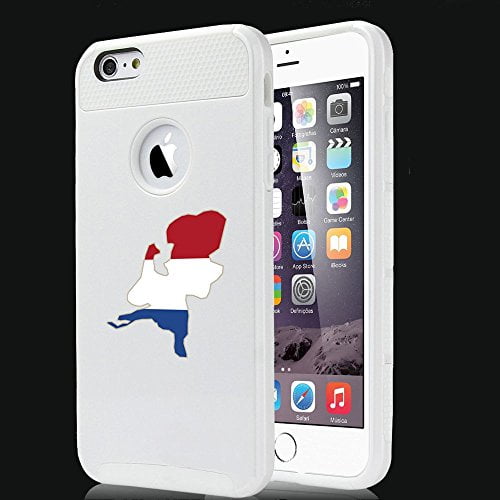 Apple iPhone SE Shockproof Impact Hard Soft Case Cover Netherlands Dutch Flag...
