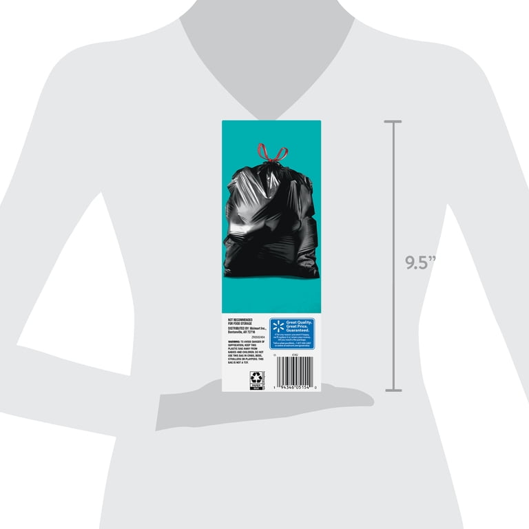 Great Value Multi-Purpose Drawstring Trash Bags, 30 Gallon photo 7