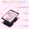 thumbnail image 3 of Kids Case for iPad 7th/8th/9th Generation 10.2 inch Shockproof Cover, 2 Layer Protection, with Built-in Stand & Shoulder Strap, 3 of 7
