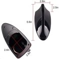 thumbnail image 5 of Antena de coche universal en forma de aleta de tiburón - Antena de radio Fm con base adhesiva impermeable (negro). Afortunado Sencillez, 5 of 5