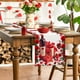 thumbnail image 1 of Puntoco Bandera de mesa con rosas para el día de San Valentín, decoración para fiestas, cocinas y salas de estar, 1 of 5