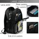 thumbnail image 4 of Balery Cute Dinosaur Mochila con carga USB para hombre y mujer - Mochila impermeable y antirrobo para laptop con puerto USB para viajes, trabajo, 4 of 7