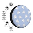 thumbnail image 4 of Fotbe Cute Poodle Dog Funda de Llanta de Repuesto con Estampado, Engrosada, Ajuste Universal para Jeep, Remolque, RV, SUV, Camión-14 inch, 4 of 6
