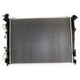 thumbnail image 2 of Radiator Kit 2.4L/3.3L/3.8L Engines Aluminum Core Plastic Tank includes Coolant Reservoir Replacement for 2006 Hyundai Sonata GL 4 Cyl 2.4L, 2 of 3
