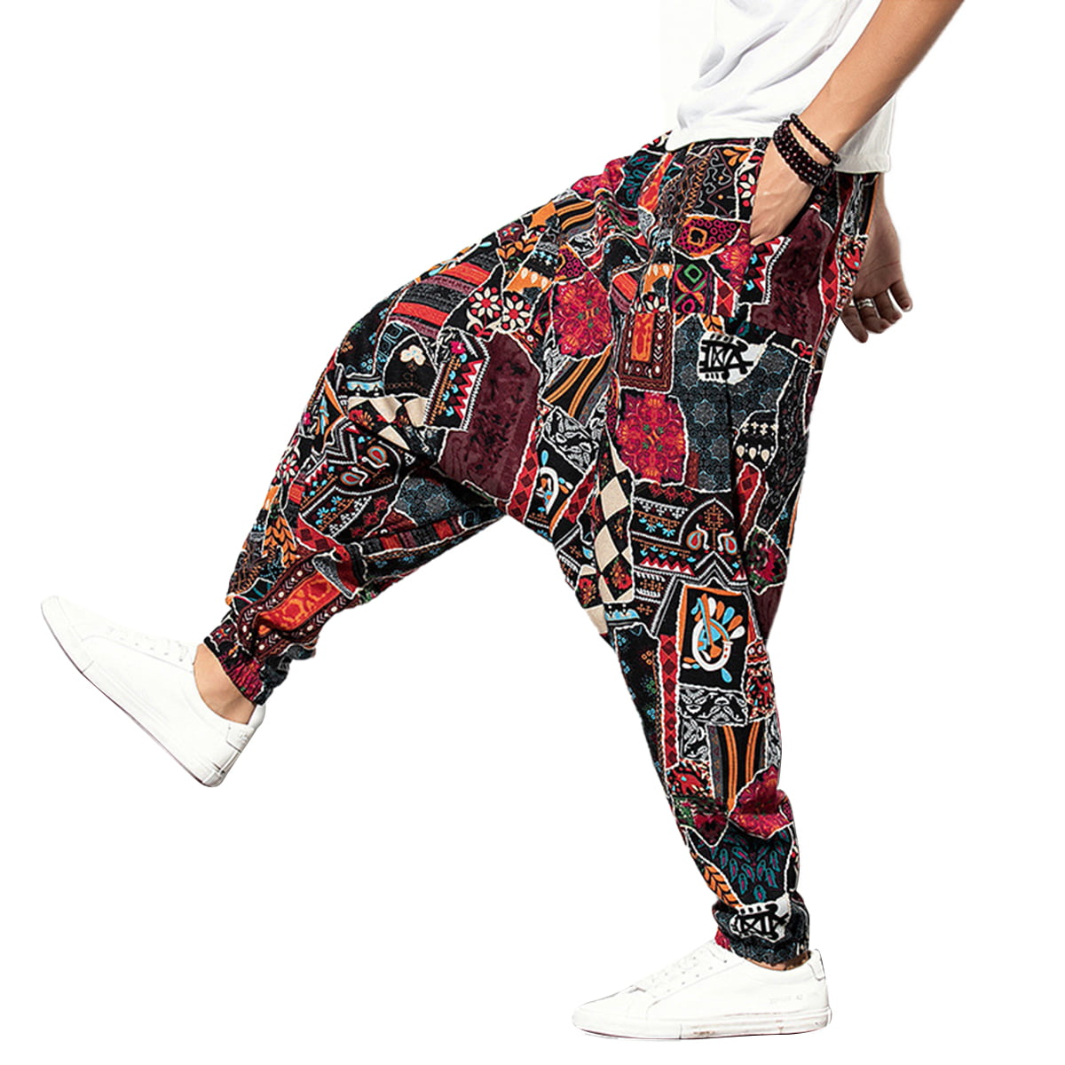 Fashion Trousers Stretch Trousers Hollister Stretch Trousers flower pattern casual look 