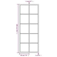 thumbnail image 4 of vidaXL Wall Mirrors 2 pcs Black 100x40 cm Metal, 4 of 4
