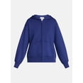 thumbnail image 7 of Scenario Women's and Women's Plus Zip Front Fleece Hoodie Jacket, Sizes XS-4X, 7 of 7