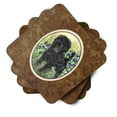 thumbnail image 2 of Carolines Treasures SS8151FC Affenpinscher Foam Coaster Set of 4 3 1/2 x 3 1/2 multicolor, 2 of 3