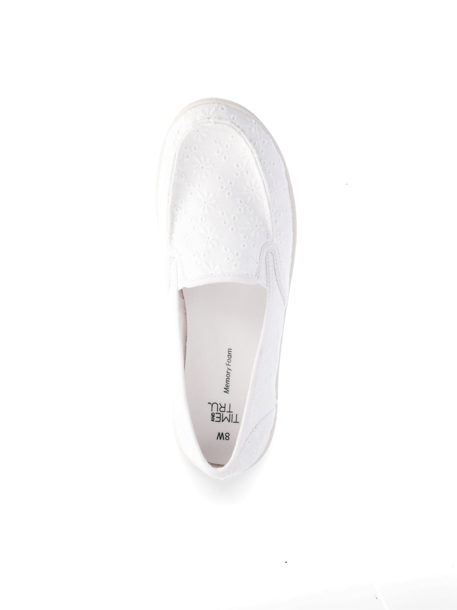 Time and Tru Women's Moc Toe Surf Sneakers, Wide Width Available