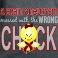 thumbnail image 3 of CafePress - Brain Aneurysm Messedwithwron Women's Dark T Shirt - Women's Traditional Fit Dark T-Shirt, 3 of 4