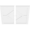 thumbnail image 2 of 34"OD x 1"ID x 11 3/4"C x 1"P Embry Architectural Grade PVC Contemporary Ceiling Medallion, Two Piece, 2 of 11