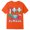 Orange, variant on Baby Tees Girls Back To School Graphic Short Sleeve Tee Girls Tops White 4-5 Years