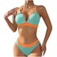 thumbnail image 2 of Traje de baño para mujer, moda, cómodo, estampado, bikini, traje de baño de color liso para mujer, conjuntos de bikinis, trajes de baño para mujer, 2 of 5